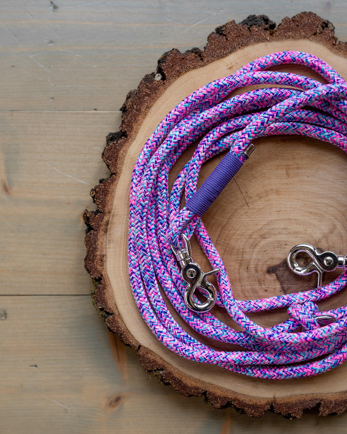 Smycz Przepinana Acid Purple