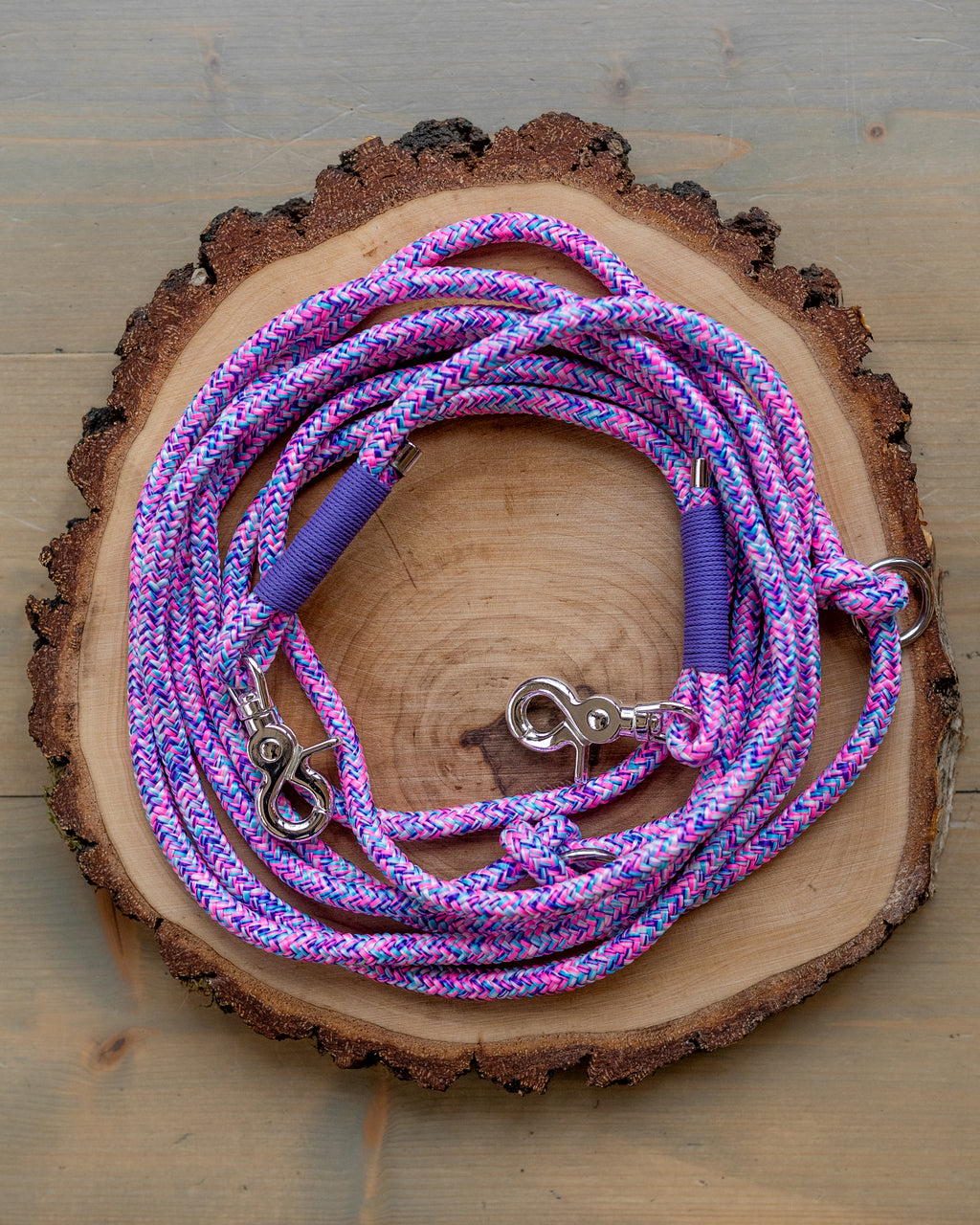 Smycz Przepinana Acid Purple